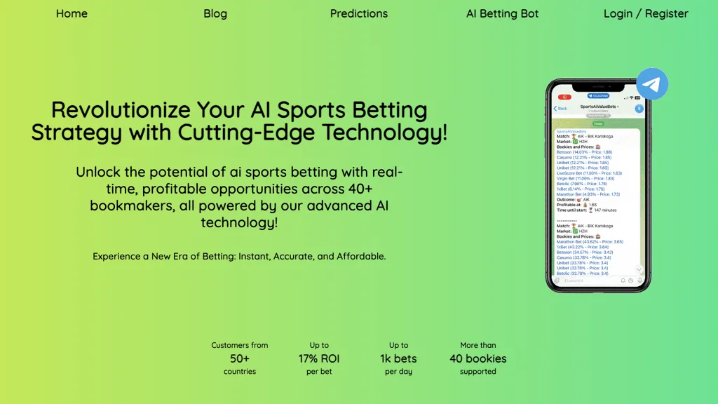 Sports AI.dev screenshot