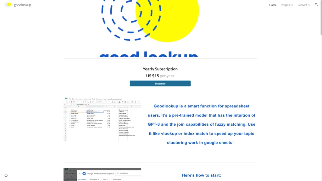 Goodlookup