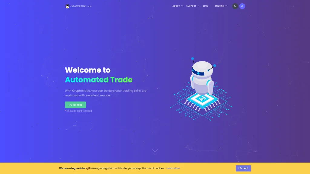 CryptoMatic Bot screenshot
