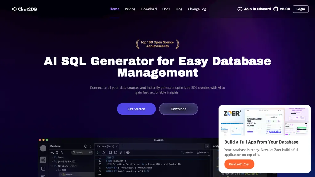 Chat2DB screenshot