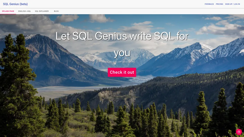 SQLgenius screenshot