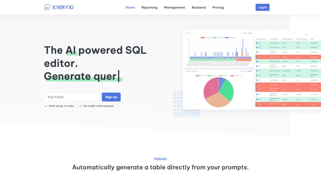 Kvery.io screenshot