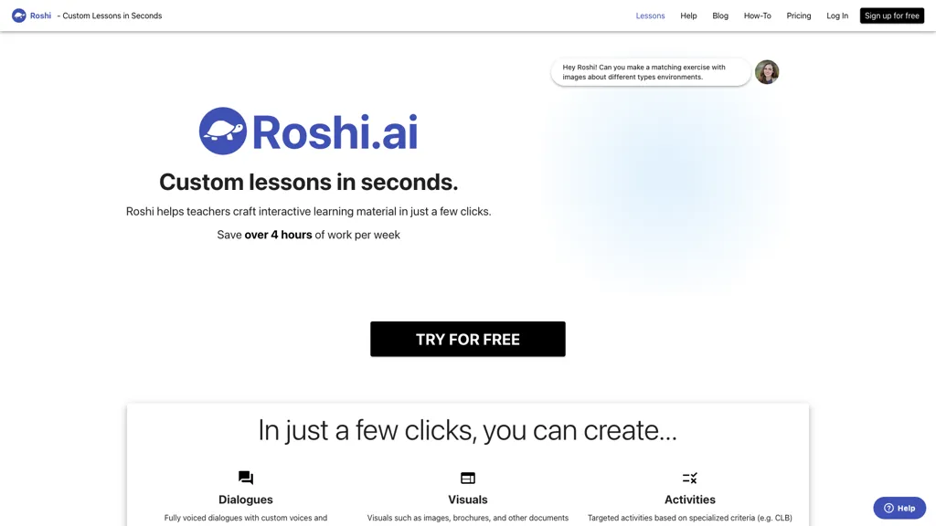 Roshi AI screenshot