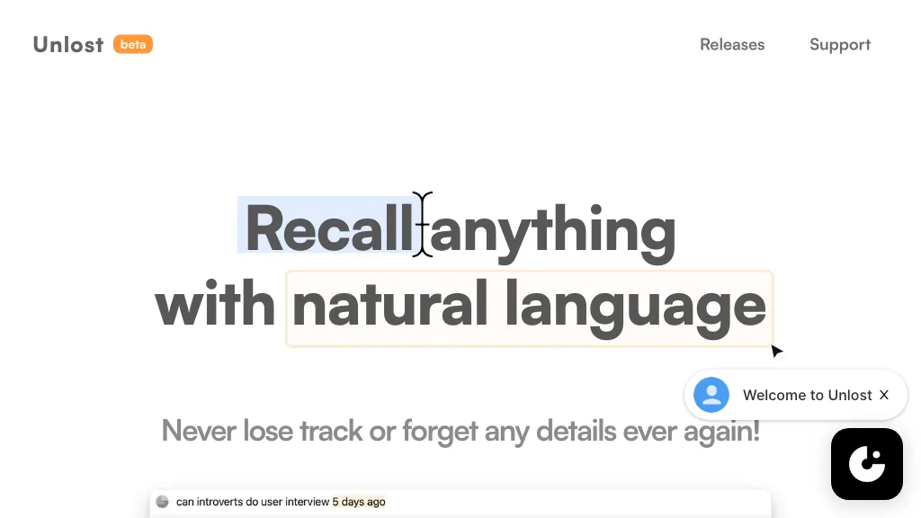 Unlost screenshot