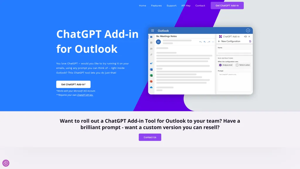 ChatGPT Add-in for Outlook