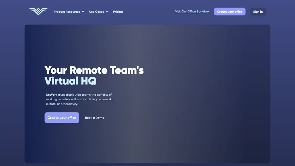 SoWork screenshot