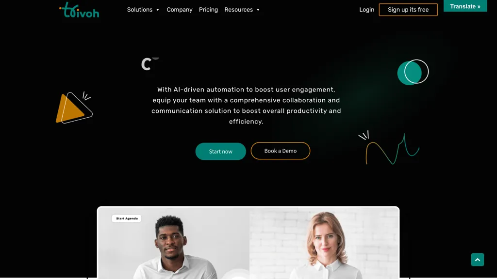 Trivoh screenshot